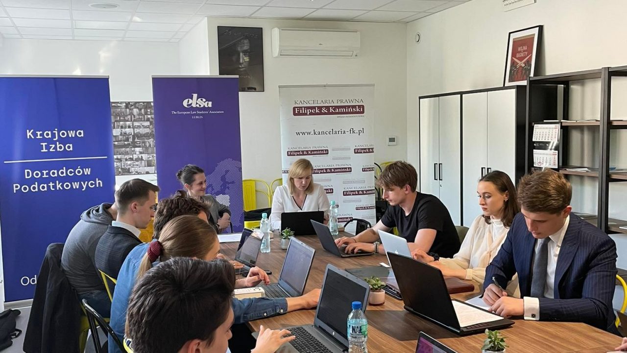 Warsztaty z pisania pism procesowych w ramach Tygodnia Praw Dziecka organizowanego przez ELSA Lublin