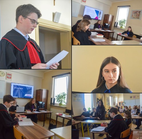 Symulacja rozprawy dot. uporczywego nękania